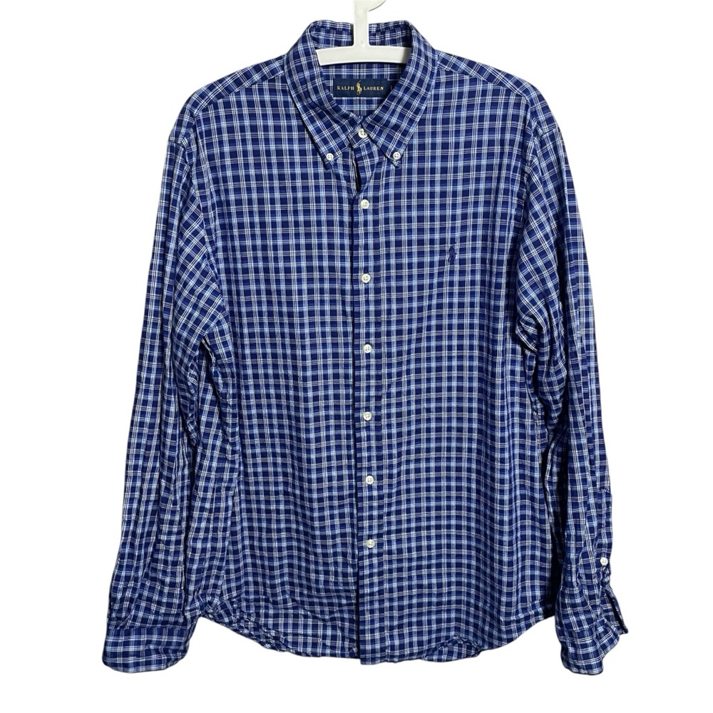 Polo Ralph Lauren button down shirt blue size large men’s